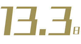 13.3日